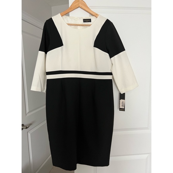 Exaltation Paris Black & Off-White Formal Dress - US size 18 - Picture 4 of 5